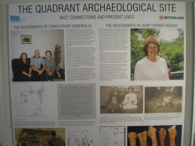 The Quadrant, archeological site